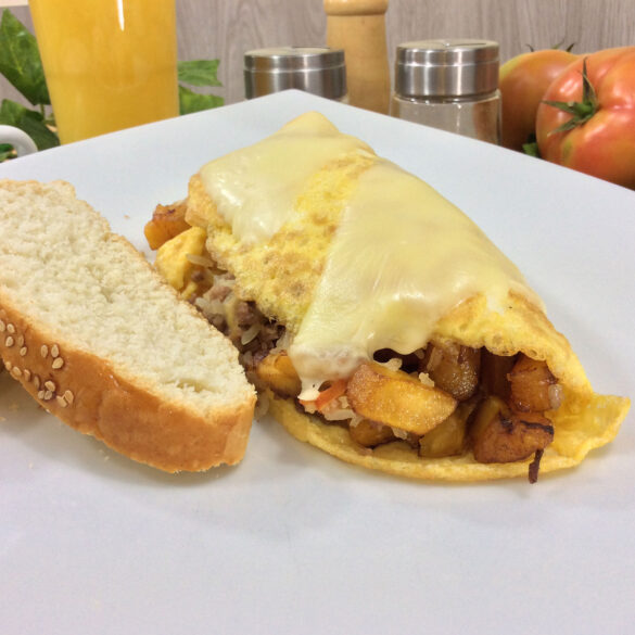 omelette colombiano
